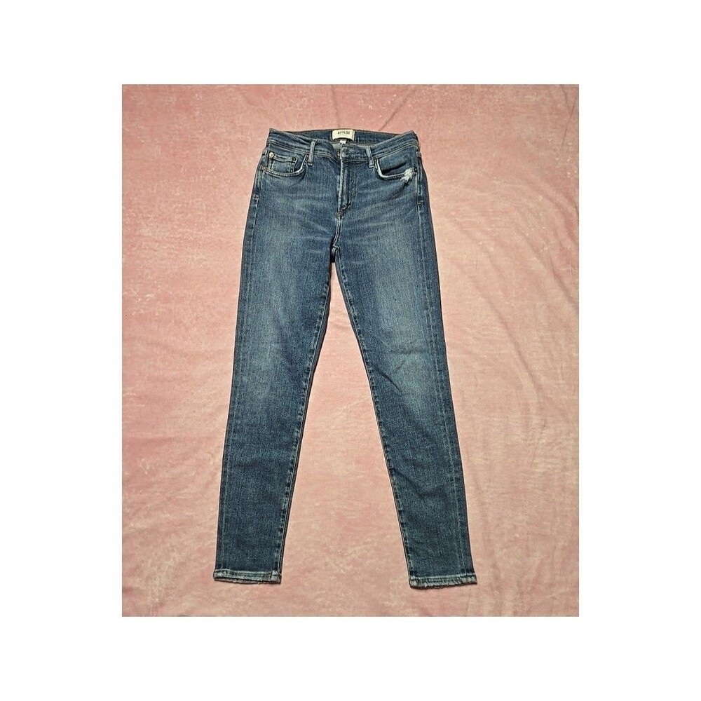 AGOLDE Sophie Mid Rise Skinny Stretch Jeans Size 27x28